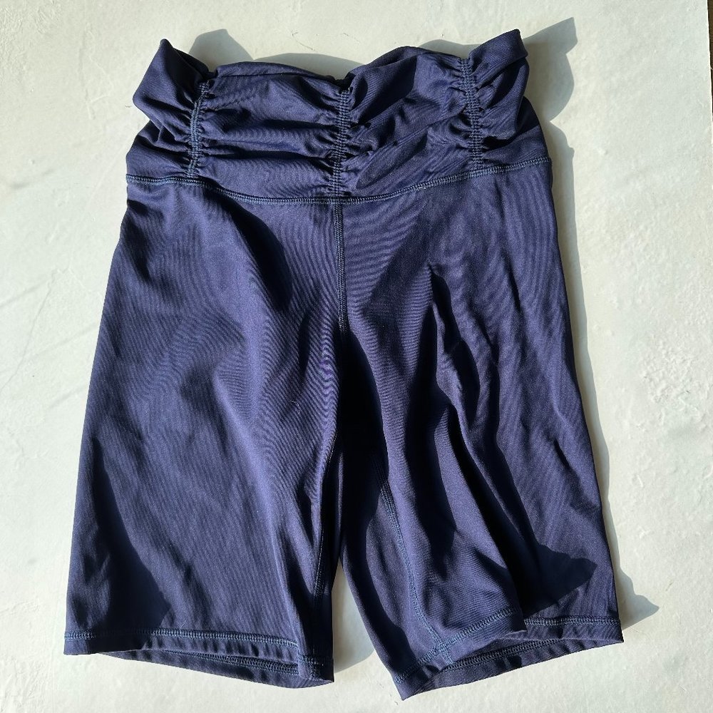 Navy Blue Biker Shorts